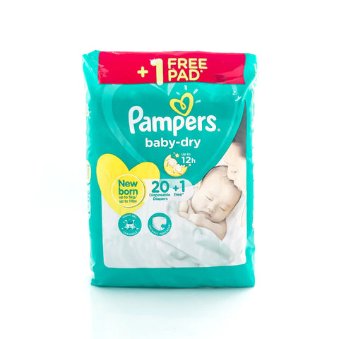 Pampers® Baby-Dry Newborn 20s + 1 Right Goods Philippines Incorporated