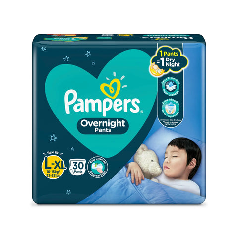 Pampers® Overnight Pants Large-Extra Large 30s Right Goods Philippines Incorporated