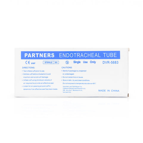 Partners Endotracheal Tube Size 20