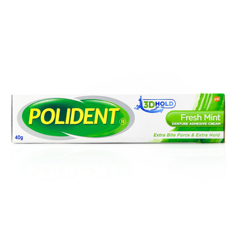 Polident® Fresh Mint Denture Adhesive Cream 40g