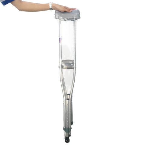 Px Dr. Care Axillary Crutches in Gray