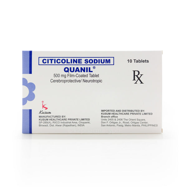 Quanil® Citicoline Sodium 500mg Tablet