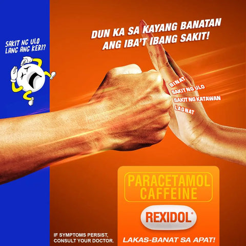 Rexidol® Forte 500mg Tablet with Caffeine Unilab