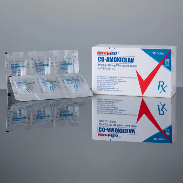 RiteMed® Co-Amoxiclav 500mg / 125mg Film-Coated Tablet Ritemed Philippines Inc.