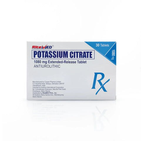 RiteMed® Potassium Citrate 1080mg Tab Ritemed Philippines Inc.