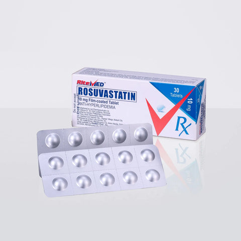 RiteMed® Rosuvastatin Calcium 10mg Tablets Ritemed Philippines Inc.