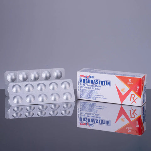 RiteMed® Rosuvastatin Calcium 20mg Film-Coated Tablet Ritemed Philippines Inc.