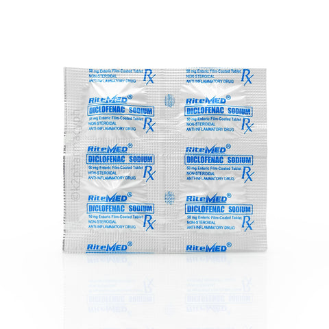 Ritemed® Diclofenac Sodium 50mg Enteric Film-Coated Tablets