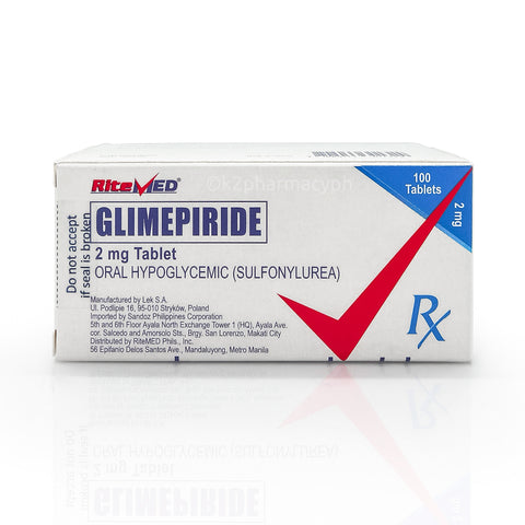Ritemed® Glimepiride 2mg Tablet