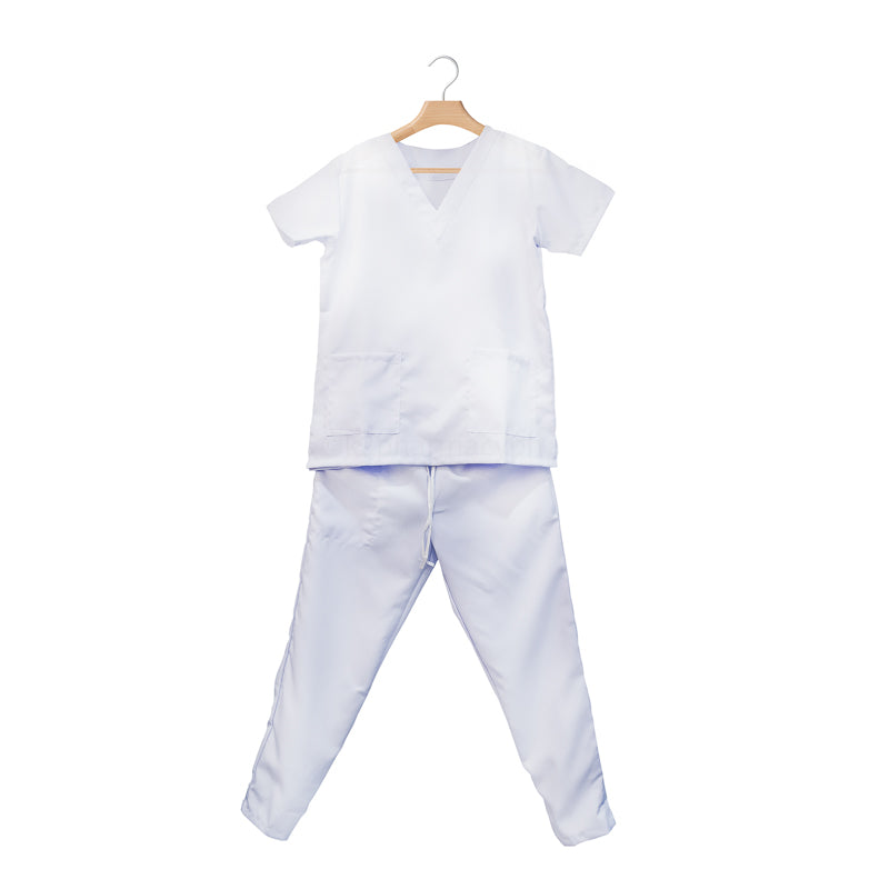 Scrub Suit White Terno - Main Image