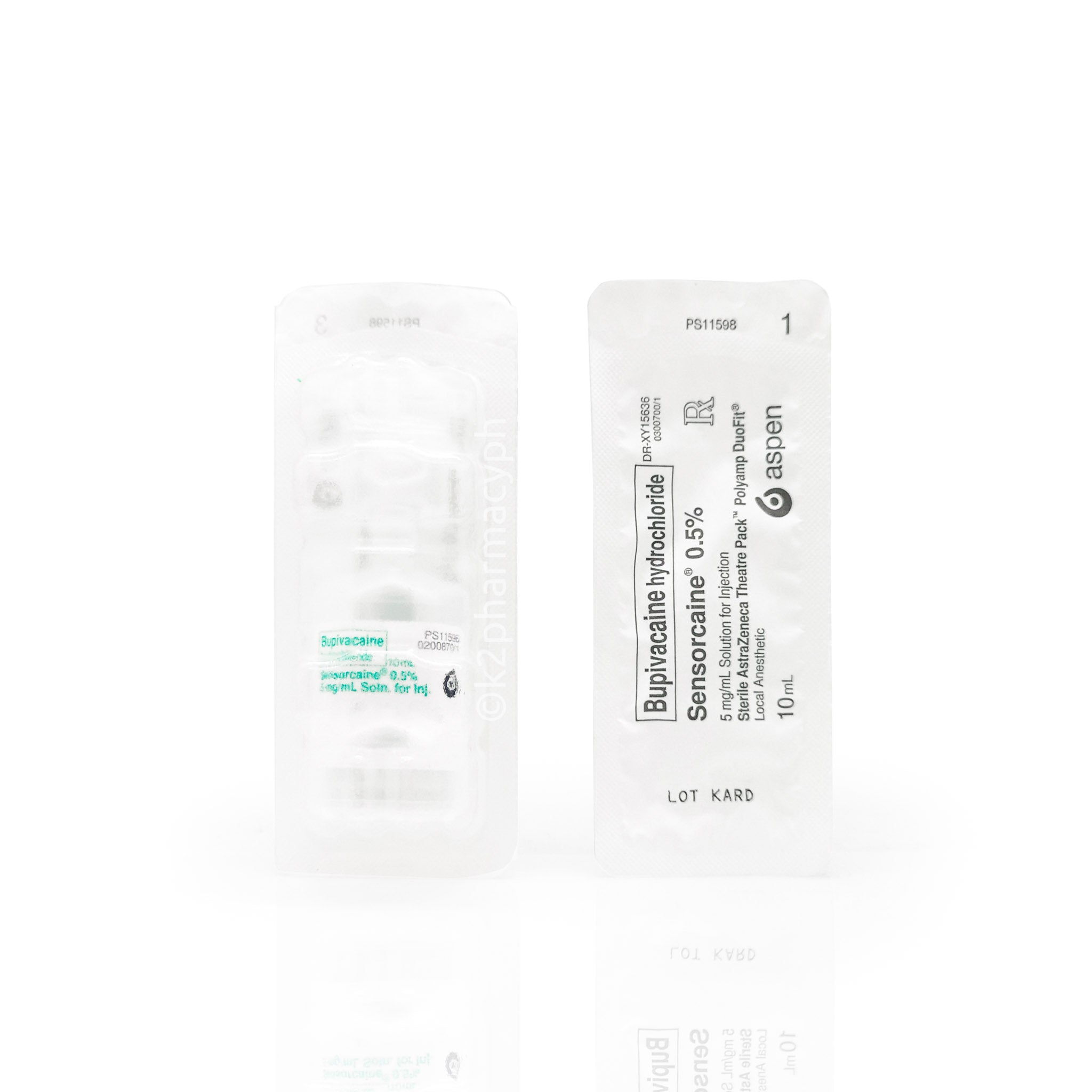 Sensorcaine® 0.5% 5mg/mL Solution for Injection in Polyamp DuoFit® Ampoules