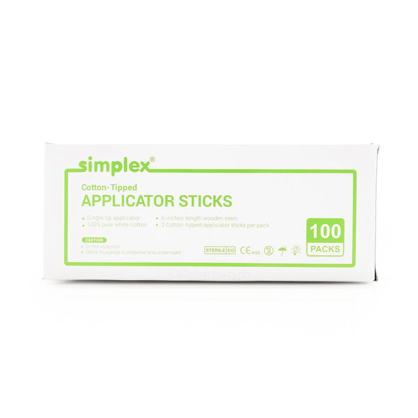 Simplex® Cotton-Tipped Applicator Sticks