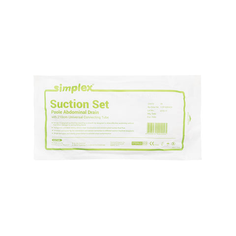 Simplex® Poole Abdominal Drain Suction Set  24