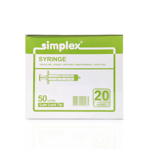 Simplex® Syringe 20cc/mL