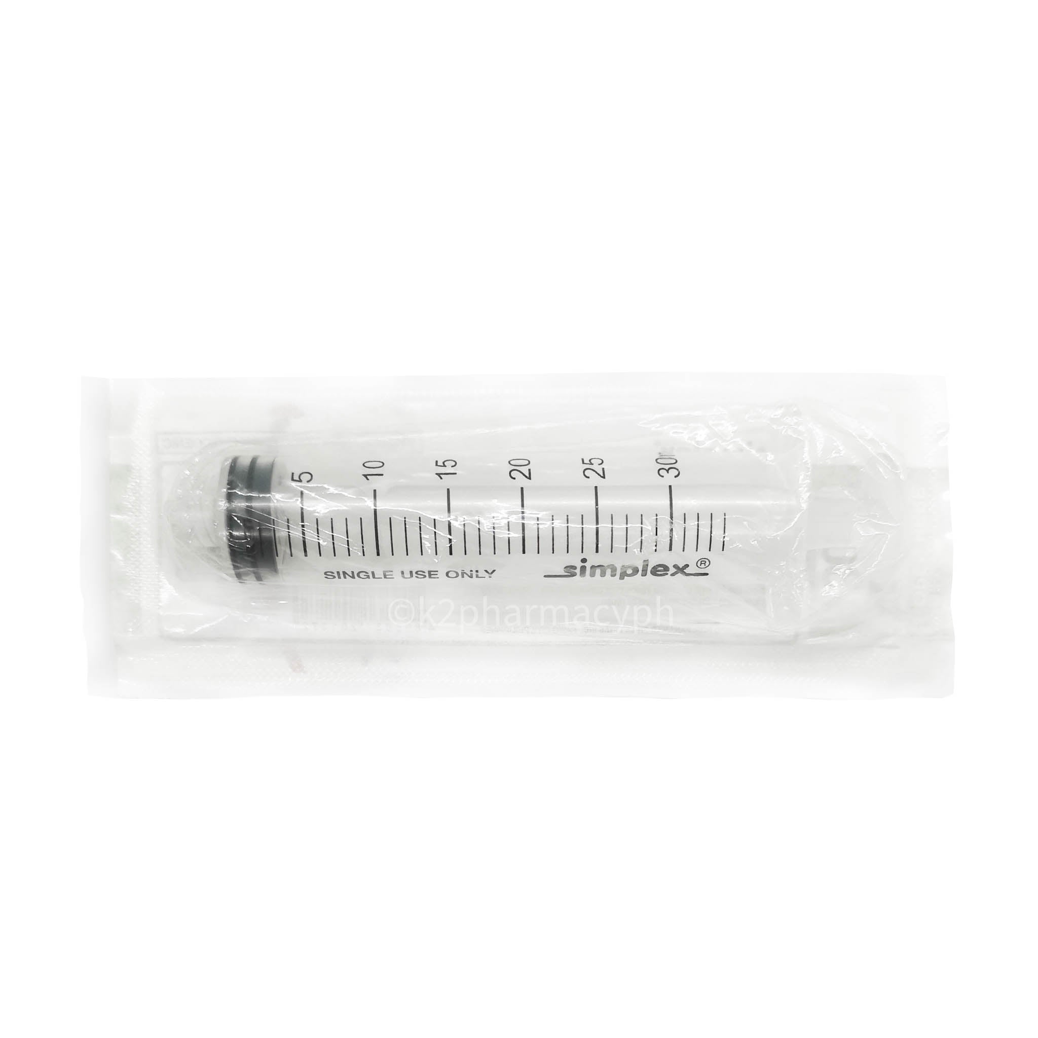 Simplex® Syringe 30cc/mL