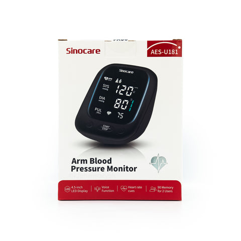 Sinocare Arm Blood Pressure Monitor (AES-U181)