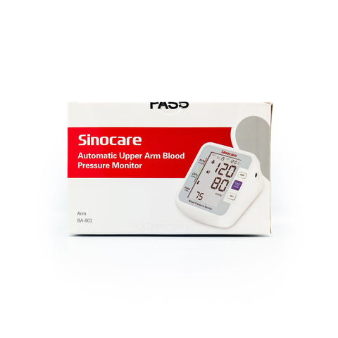 Sinocare Automatic Upper Arm Blood Pressure Monitor (BA-801) W/ Adaptor