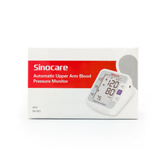 Sinocare Automatic Upper Arm Blood Pressure Monitor (BA-801) W/ Adaptor