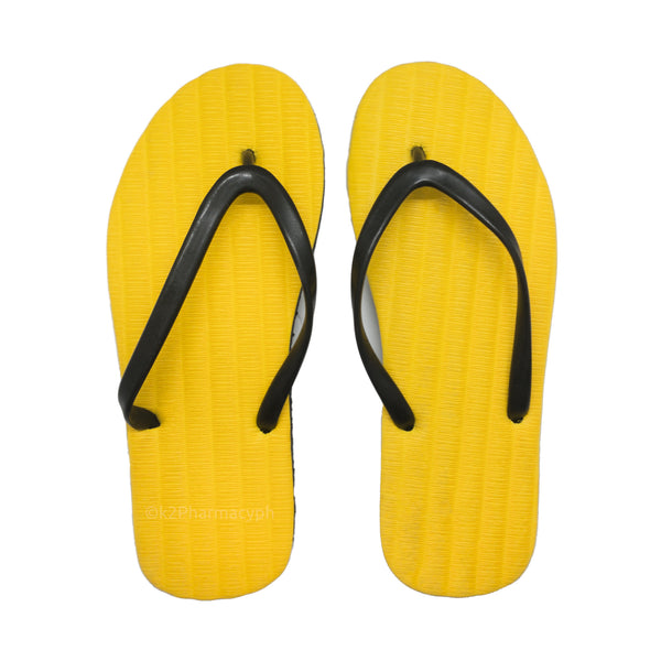 Slippers for Adults s7-8 (Yellow/Black)