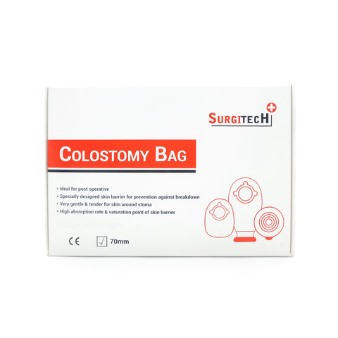 Surgitech Colostomy Bag 70mm