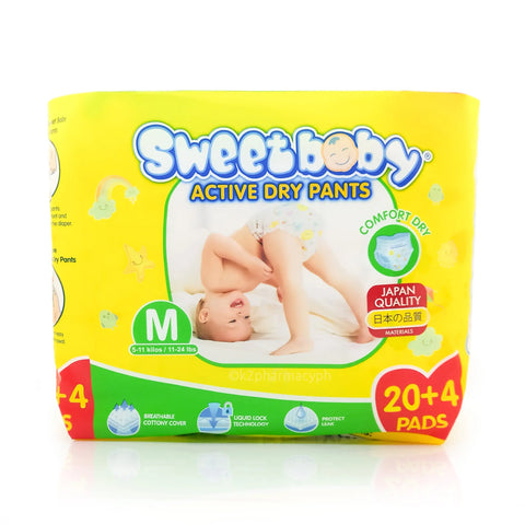 Sweetbaby® Active Dry Pants Medium 24s Eco-Hygiene Institutional Sales Corp.