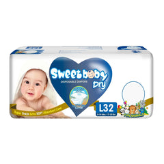 Sweetbaby® Dry Large Diapers 32s Eco-Hygiene Institutional Sales Corp.
