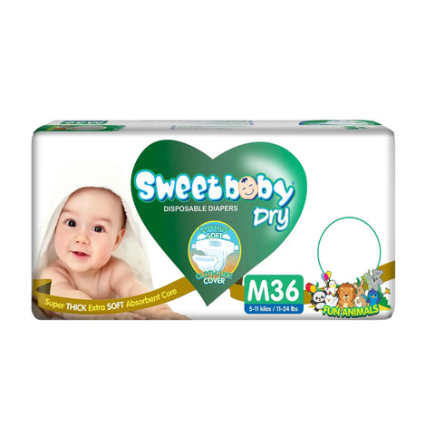 Sweetbaby® Dry Medium Diapers 36s Eco-Hygiene Institutional Sales Corp.
