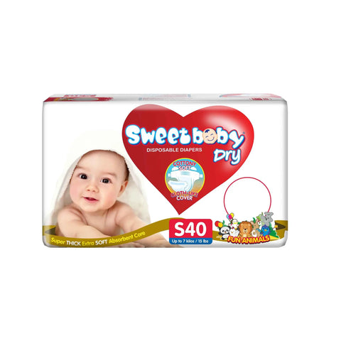 Sweetbaby® Dry Small Diapers 40s Eco-Hygiene Institutional Sales Corp.