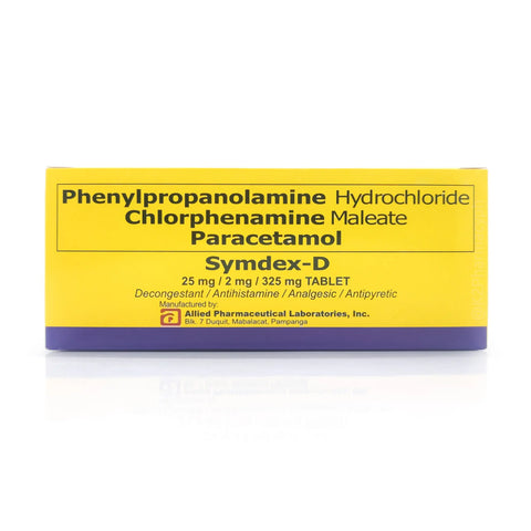 Symdex-D Tablets Vitalife Pharma & Medical Supply Inc.