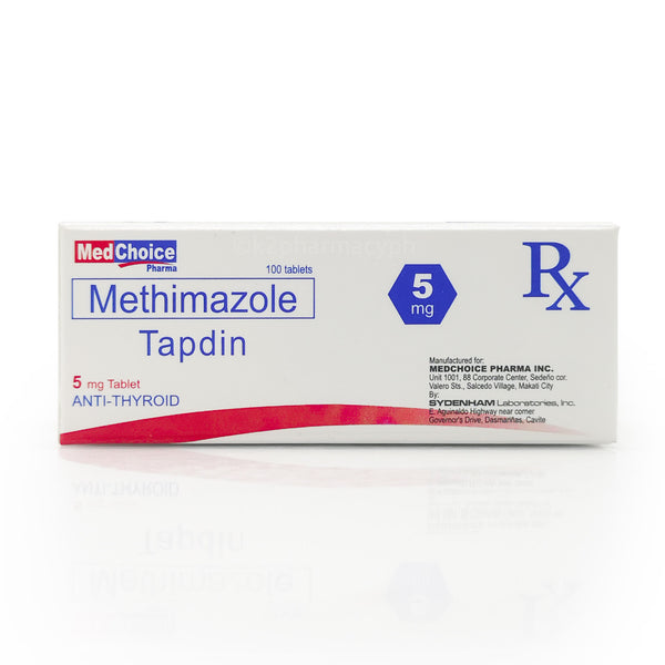 Tapdin Methimazole 5mg Tablets