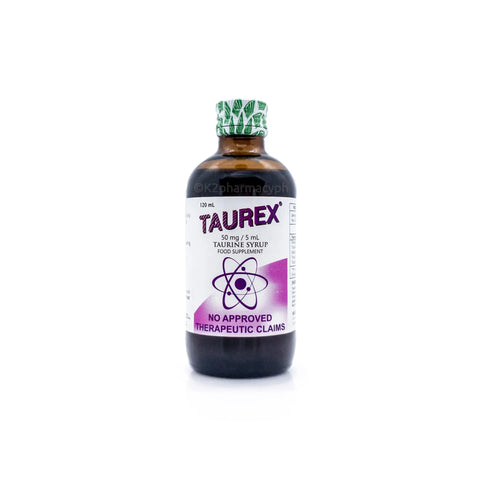 Taurex® 50mg / 5ml Taurine Syrup 120ml Zuellig Pharma Corporation