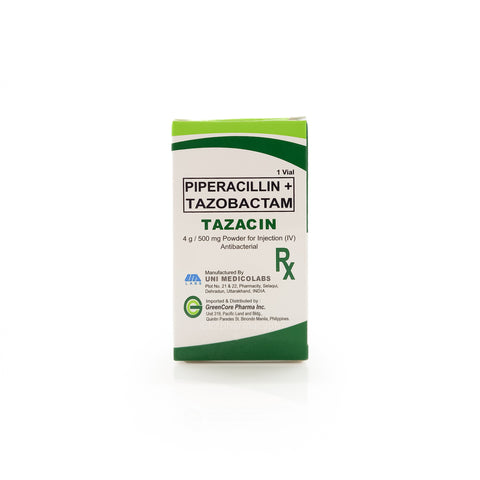 Tazacin Piperacillin + Tazobactam 4g/500mg Powder for Injection 1 Vial