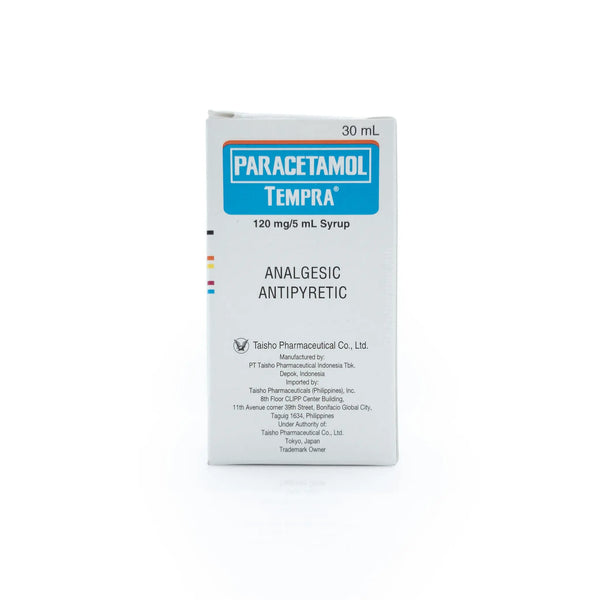 Tempra® 120mg/5mL Orange Syrup (1-5yo) 30mL Zuellig Pharma Corporation