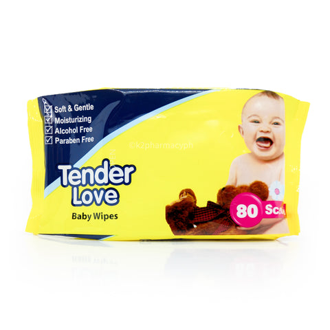 Tender Love Scented Baby Wipes 80s