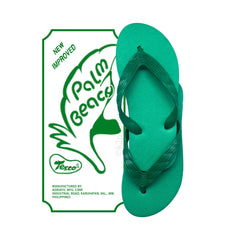 Texco® Palm Beach Slippers For Kids Size 8 (Green)