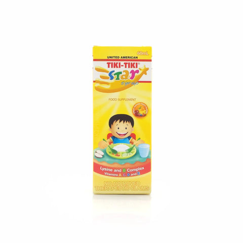 Tiki-Tiki® Star Syrup 60ml UNILAB INC. United Laboratories, Incorporated