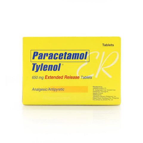 Tylenol® 650mg Extended Release Tablets Myserv Internationa Incorporated
