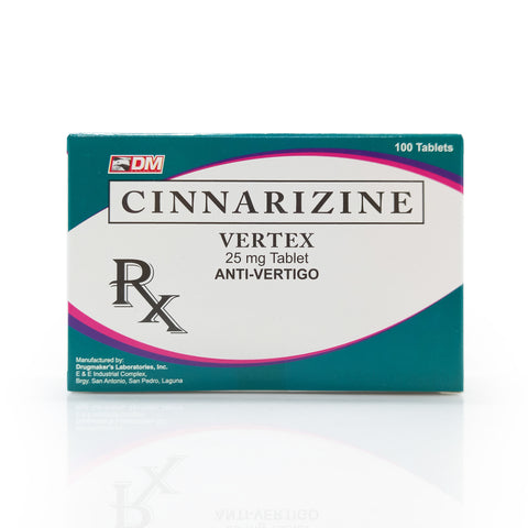 Vertex Cinnarizine 25mg Tablets