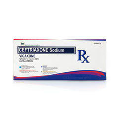 Vicaxone Ceftriaxone Sodium 1g Powder for Injection (IM/IV) Vial