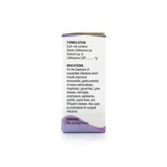 Vicaxone Ceftriaxone Sodium 1g Powder for Injection (IM/IV) Vial