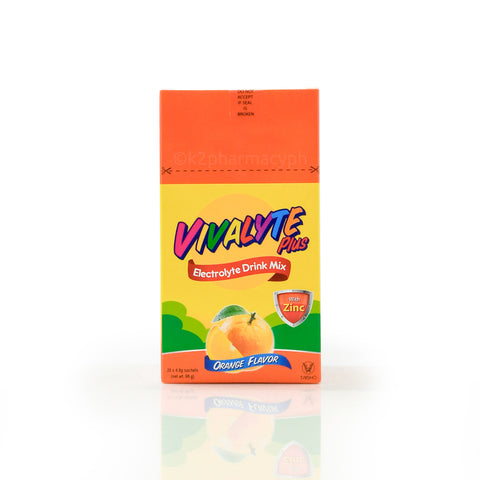 Vivalyte Plus with Zinc Sachets Orange Flavor