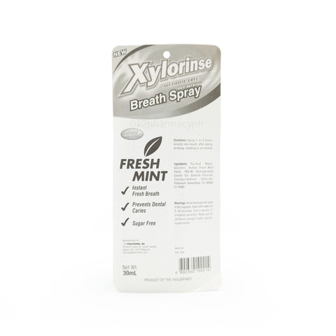 Xylorinse Breath Spray Fresh Mint 30mL