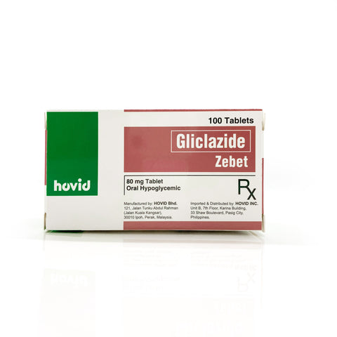 Zebet Gliclazide 80mg Tablets