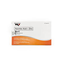 Zip-C Ascorbic Acid + Zinc 500mg/10mg Capsule