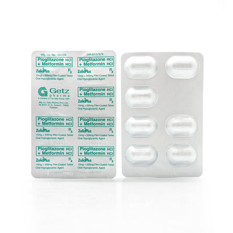 Zolid® Plus 15mg+500mg Tablets