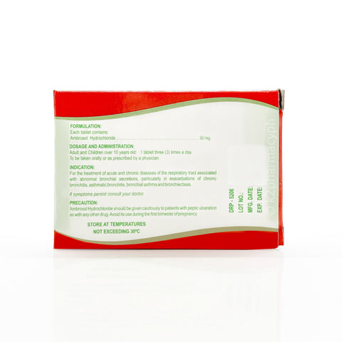 Xflem Zovixol Ambroxol HCI 30mg Tablets