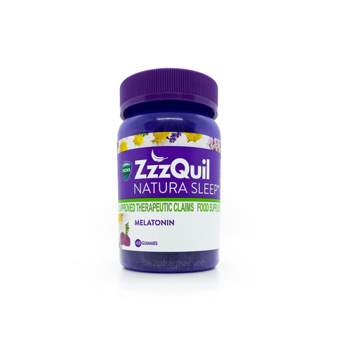 ZzzQuil Natura Sleep™ Melatonin Wildberry Vanilla 24s